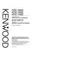 KENWOOD KRC3006 Owners Manual